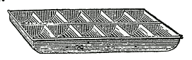 Short French Roll Pan Made of Russian Iron