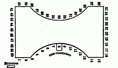 Seating plan