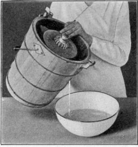 running off the brine