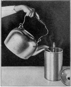 scalding the can